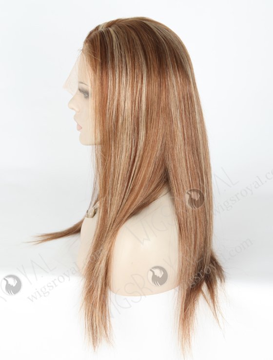 In Stock Brazilian Virgin Hair 18" Straight 6/8a/22# Highlights Lace Front Wig MLF-04026-19954