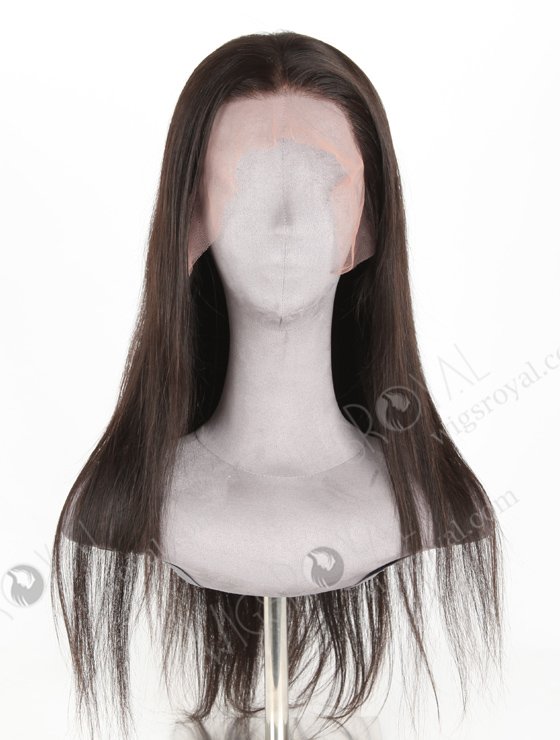 In Stock Indian Remy Hair 20" Straight Natural Color Lace Front Wig LLF-01006
