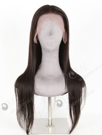 In Stock Indian Remy Hair 22" Straight Natural Color Lace Front Wig LLF-01007