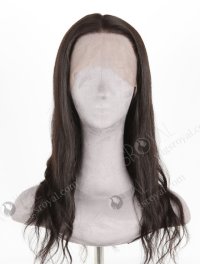 In Stock Indian Remy Hair 18" Natural Straight Natural Color Full Lace Wig FLW-01336