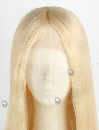 Blonde 613 Best Human Hair Wigs Online | In Stock European Virgin Hair 18" Straight 613# Color Lace Front Silk Top Glueless Wig GLL-08042