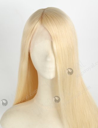 Quality Long Blonde Wig 20 Inch Glueless Human Hair Wigs | In Stock European Virgin Hair 20" Straight 613# Color Lace Front Silk Top Glueless Wig GLL-08043