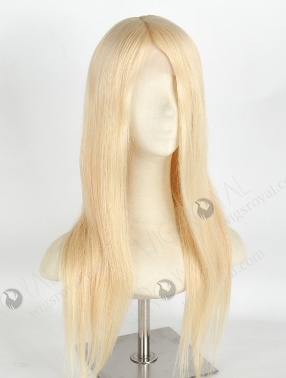 Quality Long Blonde Wig 20 Inch Glueless Human Hair Wigs | In Stock European Virgin Hair 20" Straight 613# Color Lace Front Silk Top Glueless Wig GLL-08043-20603