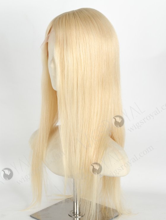 Quality Long Blonde Wig 20 Inch Glueless Human Hair Wigs | In Stock European Virgin Hair 20" Straight 613# Color Lace Front Silk Top Glueless Wig GLL-08043-20604