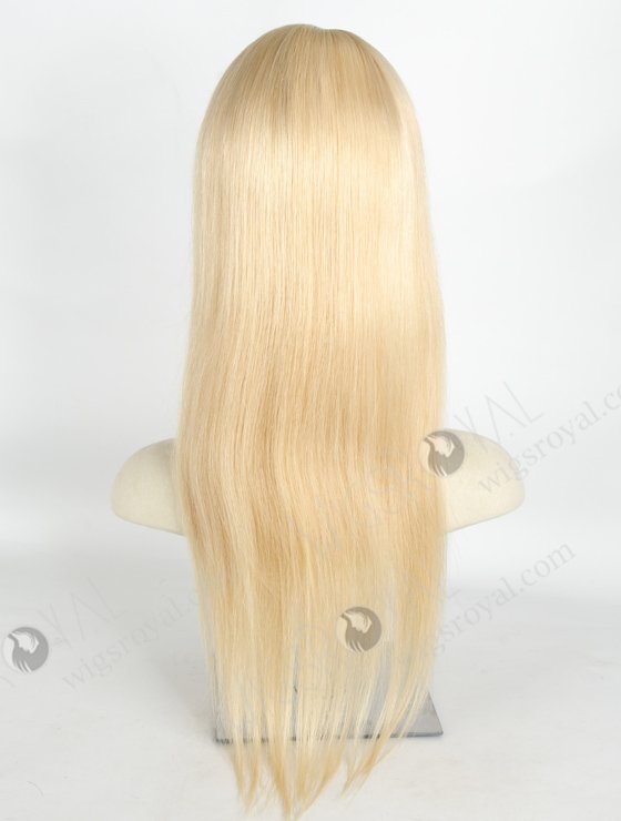 Quality Long Blonde Wig 20 Inch Glueless Human Hair Wigs | In Stock European Virgin Hair 20" Straight 613# Color Lace Front Silk Top Glueless Wig GLL-08043-20606