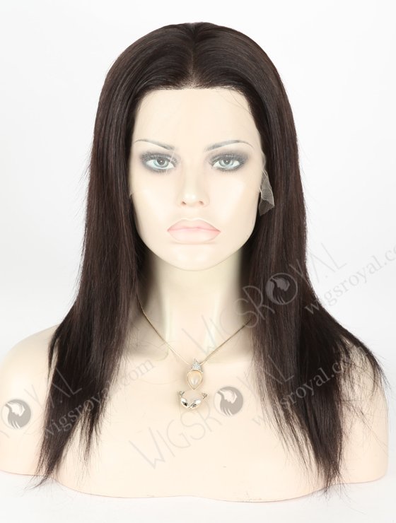 1B# Color 14'' European Virgin Hair Straight Full Lace Wigs WR-LW-133-21005