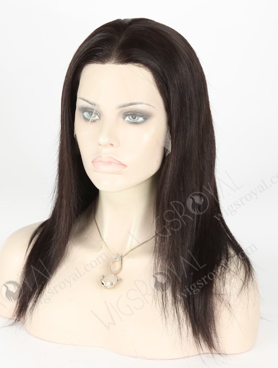 1B# Color 14'' European Virgin Hair Straight Full Lace Wigs WR-LW-133-21007