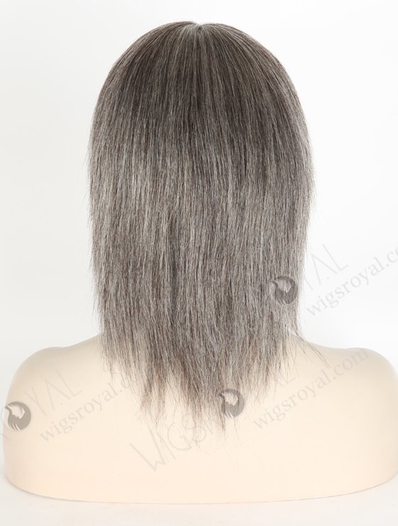 Grey Color 6'' Mongolian Virgin Fine Hair Yaki Full Lace Wigs WR-LW-130-20974