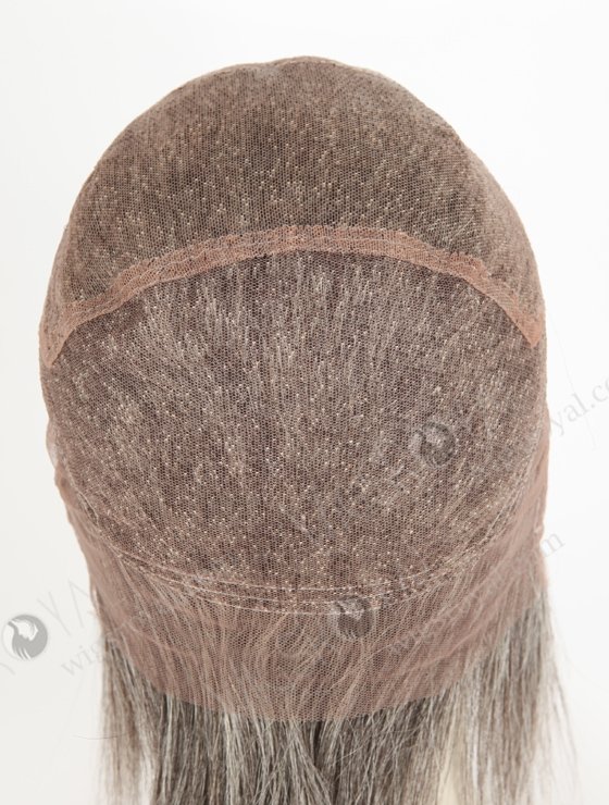 Grey Color 6'' Mongolian Virgin Fine Hair Yaki Full Lace Wigs WR-LW-130-20978