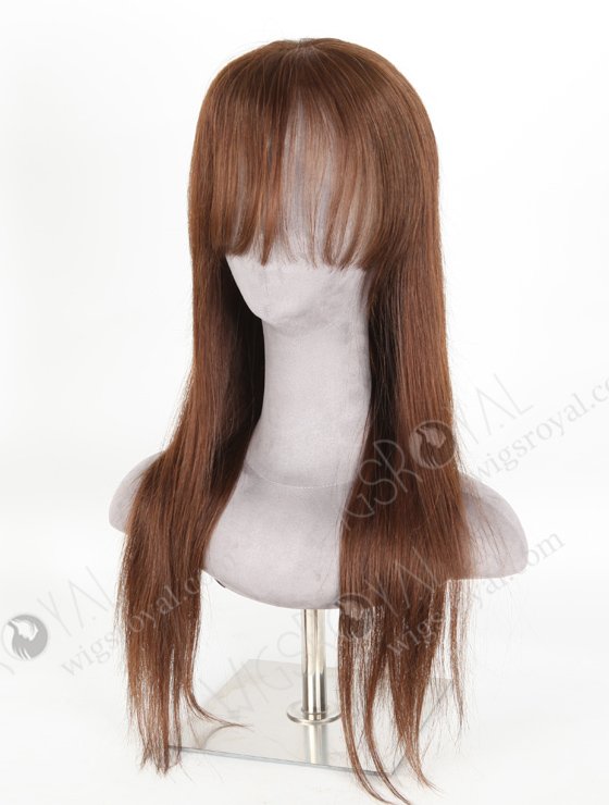 Brown color 3# 22'' European Virgin Hair Straight Full Lace Wigs WR-LW-127-20930