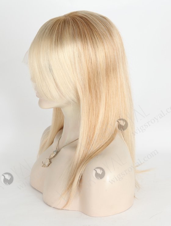 Fashion Color 14'' European Virgin Hair Full Lace With PU Wig WR-MOW-018-21163