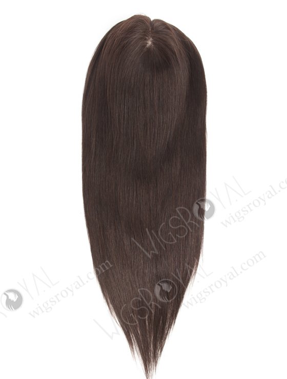 Black Color 18'' European Virgin Human Hair Silk Top Fish Net Toppers WR-TC-072-21221