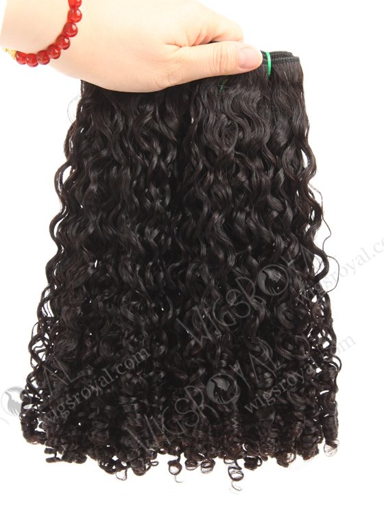 Unprocessed 5A Grade 18” Double Draw Pixie Curl Peruvian Virgin Hair Extension WR-MW-199-21186