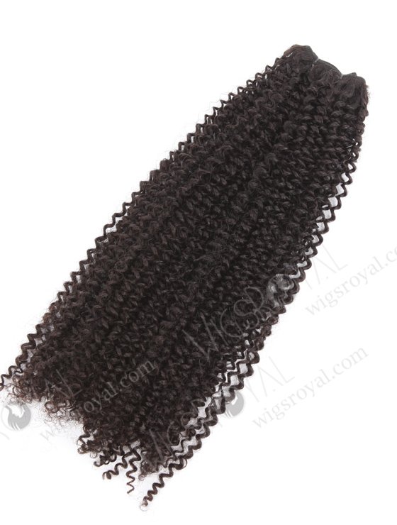 Top Quality 28 Inch Double Draw Natural Color 6mm Curl Peruvian Virgin Hair Virgin Hair Extension WR-MW-198-21175