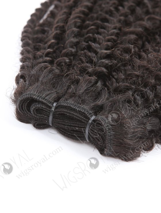 Top Quality 28 Inch Double Draw Natural Color 6mm Curl Peruvian Virgin Hair Virgin Hair Extension WR-MW-198-21176