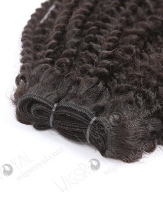 Top Quality 28 Inch Double Draw Natural Color 6mm Curl Peruvian Virgin Hair Virgin Hair Extension WR-MW-198