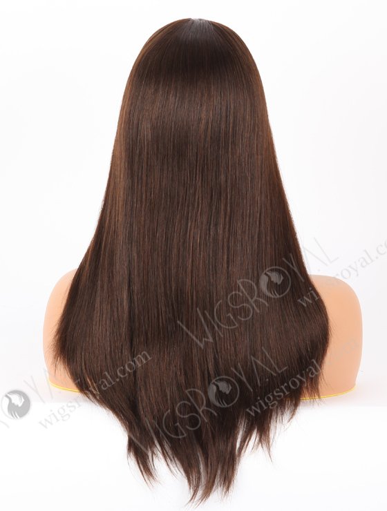 In Stock Chinese Virgin Hair 16" Natural Straight 2/3# Evenly Blended Color Jewish Wig JWS-07002-21852