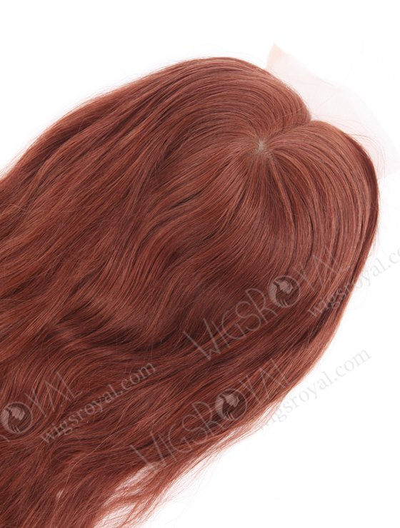 Fashion Color 14'' Indian Virgin Human Hair Silk Top Lace Toppers WR-TC-074-22357
