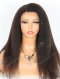 In Stock Chinese Virgin Hair 18" Italian Yaki Natural Color Lace Front Wig CLFW-001