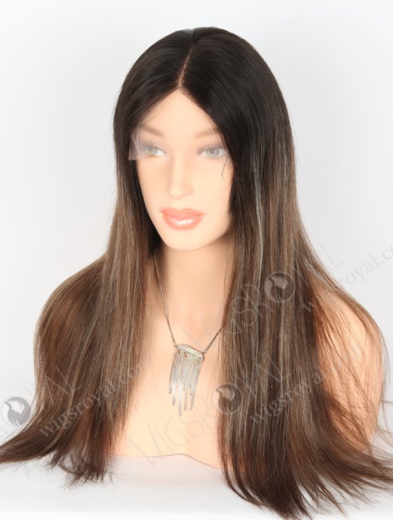 Highlight Color 18'' Brazilian Virgin Human Hair Lace Front Wig WR-CLF-039-22598