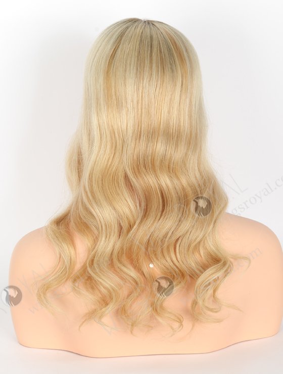 Highlight Color 18'' European Virgin Human Hair Silk Top Machine Wefts Toppers WR-TC-081-22579