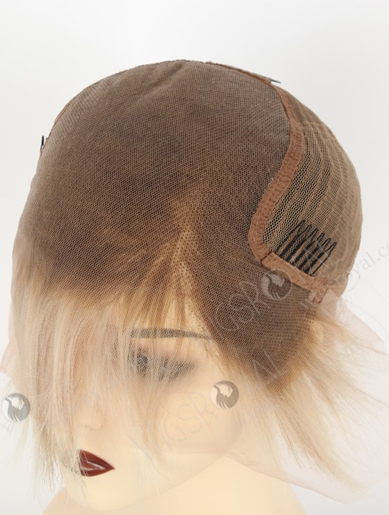 Short Style Highlight And T Color European Virgin Human Hair Lace Front Wig WR-CLF-038-22588