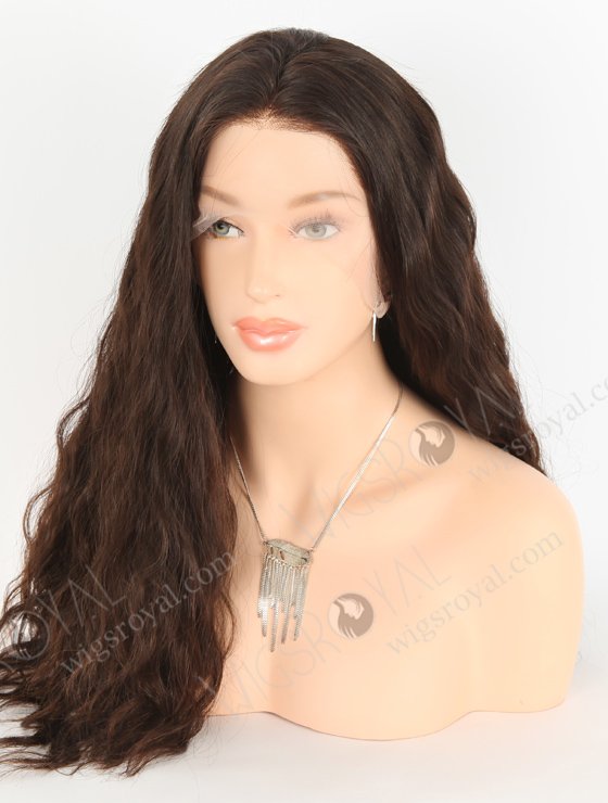 Natural Color 20'' Brazilian Virgin Hair Wavy Full Lace Wigs WR-LW-134-22740