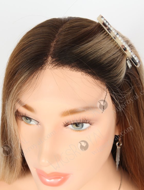 Custom Color 18'' Brazilian Virgin Human Hair Lace Front Wig WR-CLF-043-22702