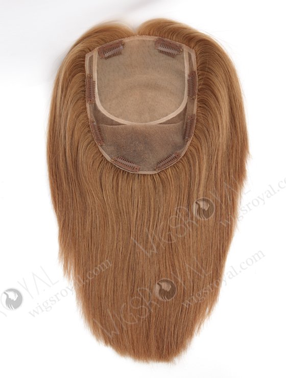 8A# Color 10'' European Virgin Human Hair Silk Top Lace Toppers WR-TC-082-22752