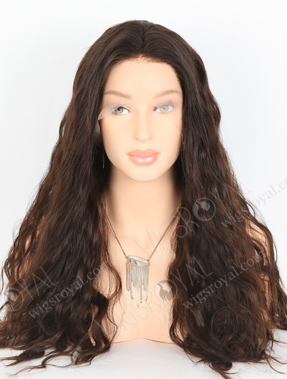 Natural Color 20'' Brazilian Virgin Hair Wavy Full Lace Wigs WR-LW-134-22739