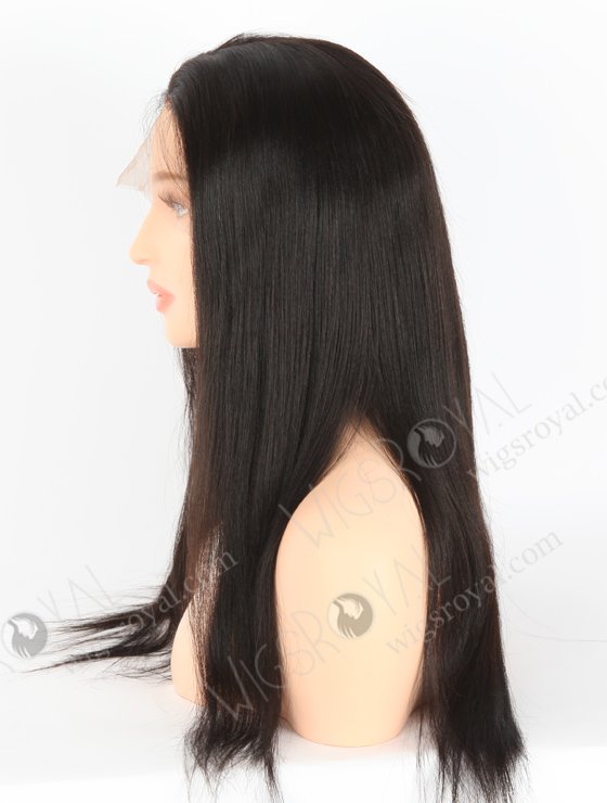 In Stock Indian Remy Hair 20" Light Yaki Natural Color Silk Top Full Lace Wig STW-073-22828
