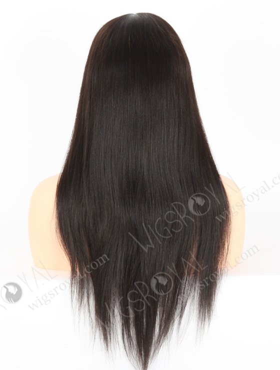 In Stock Indian Remy Hair 20" Light Yaki Natural Color Silk Top Full Lace Wig STW-073-22830