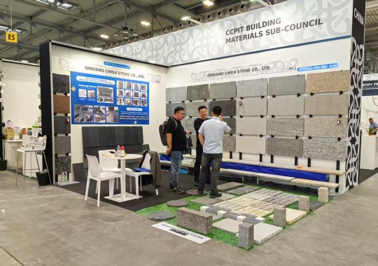 our booth in MarmoMac 2024